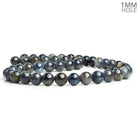 9mm Iolite Plain Round Beads 16 inch 45 pieces - The Bead Traders