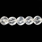 9mm Quartz Twist Rounds 16 inch 42 beads - The Bead Traders