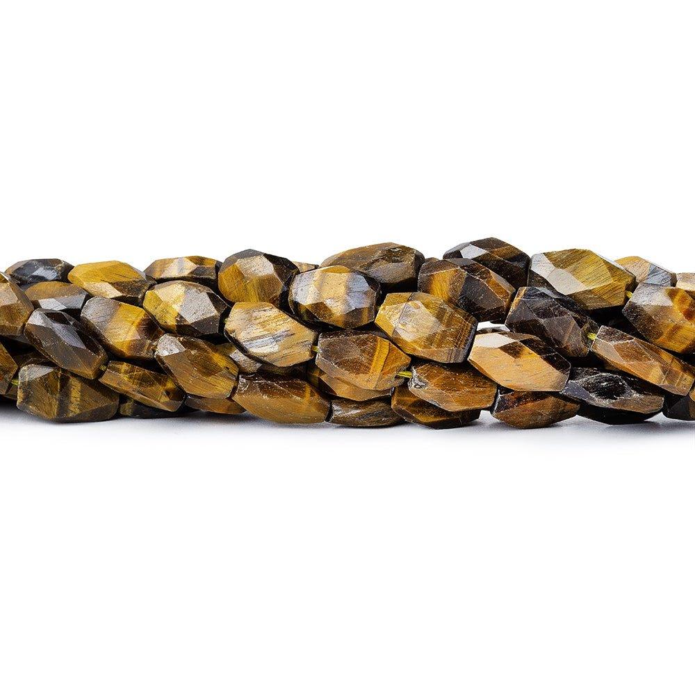 9mm Tiger Eye Faceted Oval Beads, 14 inch - The Bead Traders