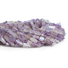 9x6mm Ametrine Handcut Rectangles 12 inch 35 beads - The Bead Traders