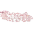 9x7-22x14mm Rose Quartz Faceted Pear Beads 8.5 inch 52 pieces - The Bead Traders