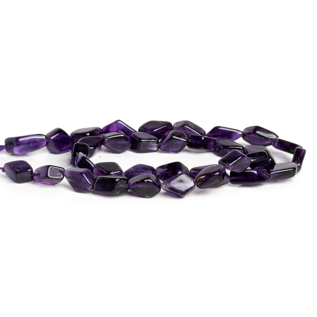 9x7mm Amethyst Plain Kites 14 inch 33 beads - The Bead Traders
