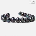 9x9-11x10mm Peacock Baroque 2.5mm Large Hole Pearls 8 inch 22 pieces - The Bead Traders