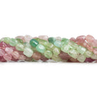 Afghani Tourmaline Plain Nuggets 16 inch 50 beads - The Bead Traders