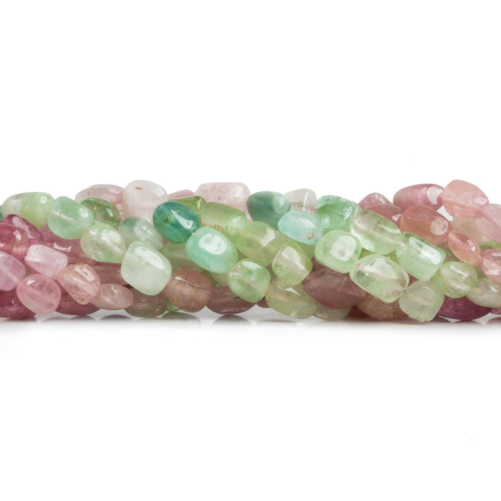 Afghani Tourmaline Plain Nuggets 16 inch 50 beads - The Bead Traders
