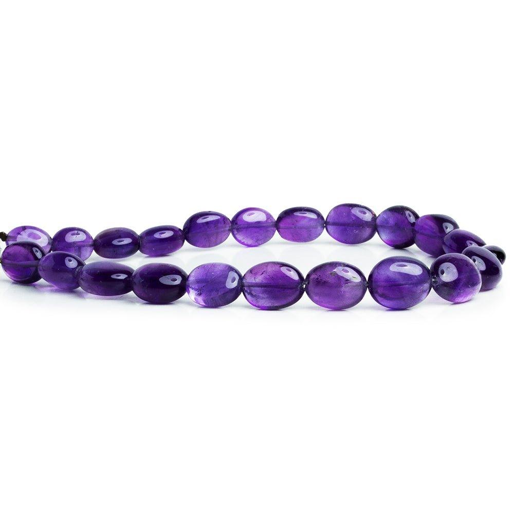 African Amethyst Plain Nugget Beads 8.5 inch 20 pieces - The Bead Traders