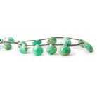 Amazonite Faceted Heart Beads, 7.5" length, 7x7-12x12mm, 12 pieces - The Bead Traders