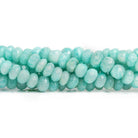 Amazonite Faceted Rondelle Beads 14 inch 95 pieces - The Bead Traders