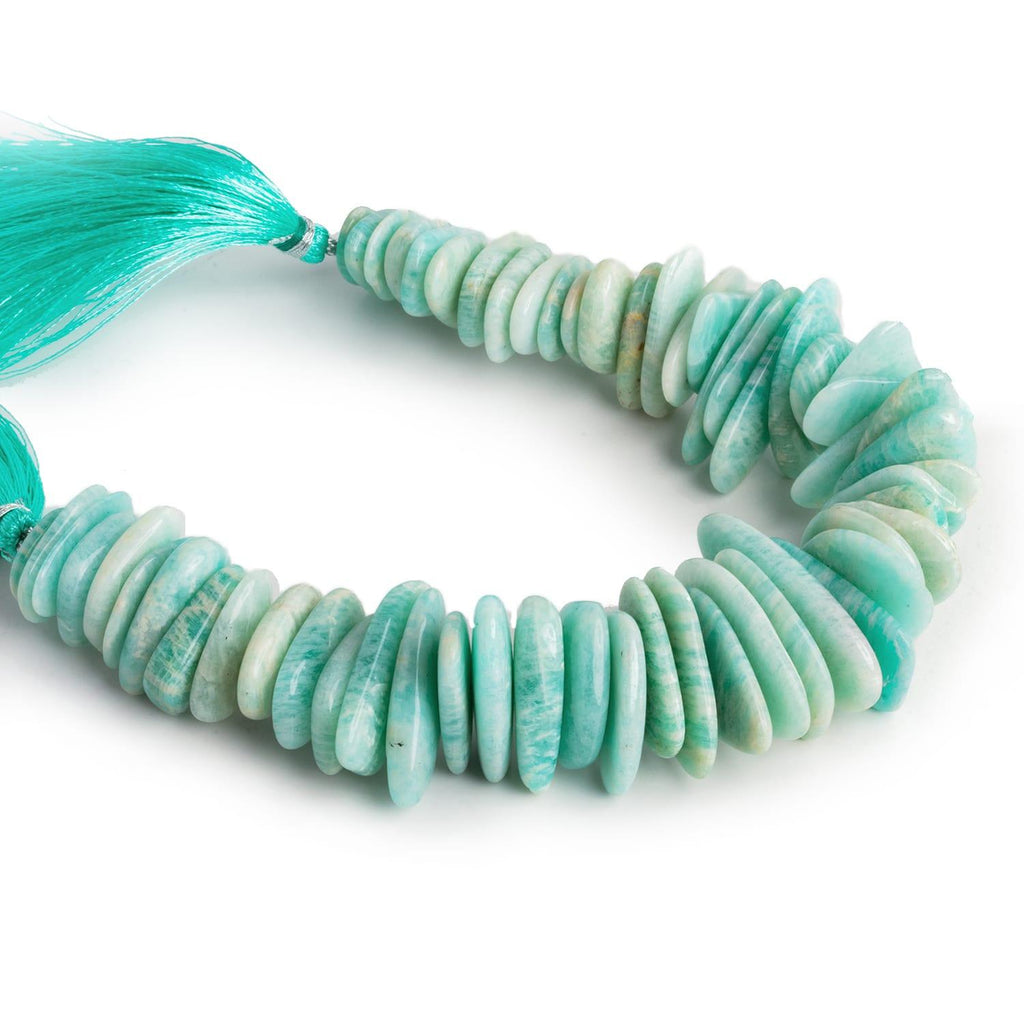 Amazonite Long Chips 7.5 inch 55 beads - The Bead Traders