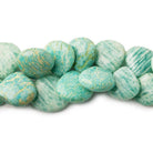 Amazonite Plain Heart Beads, 5.5" length, 11x11-18x18mm, 25 pcs - The Bead Traders