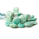 Amazonite Plain Heart Beads, 5.5" length, 11x11-18x18mm, 25 pcs - The Bead Traders