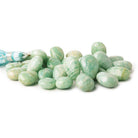 Amazonite Plain Pear Beads, 5.75", 13x9x6-15x10x6mm, 30 pieces - The Bead Traders