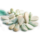 Amazonite Plain Pear Beads 8 inch 30 pieces - The Bead Traders