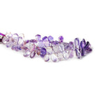 Amethyst Beads Plain 8x6mm Pears, 58 pieces - The Bead Traders