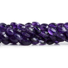 Amethyst Faceted Ovals 14 inch 30 beads - The Bead Traders