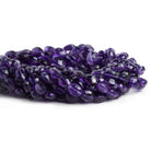 Amethyst Faceted Ovals 14 inch 30 beads - The Bead Traders