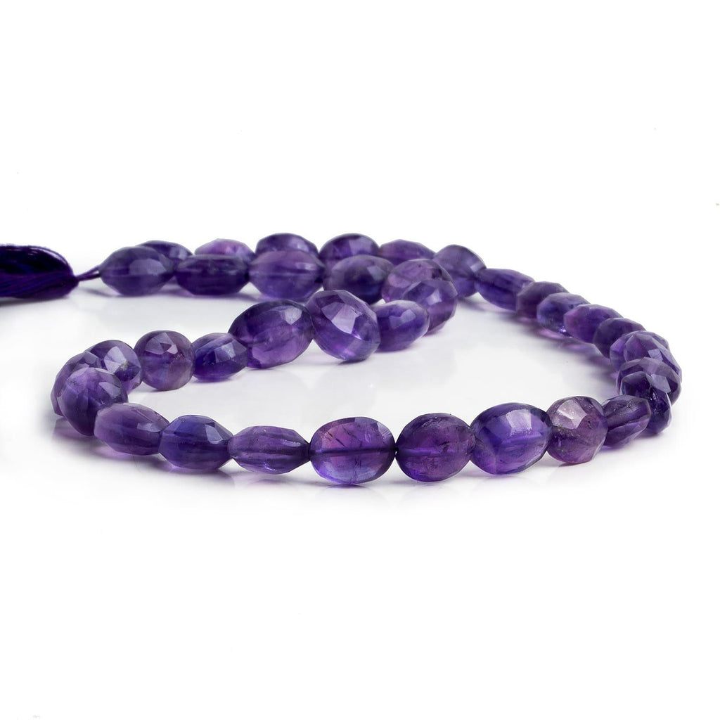 Amethyst Faceted Ovals 14 inch 35 beads - The Bead Traders