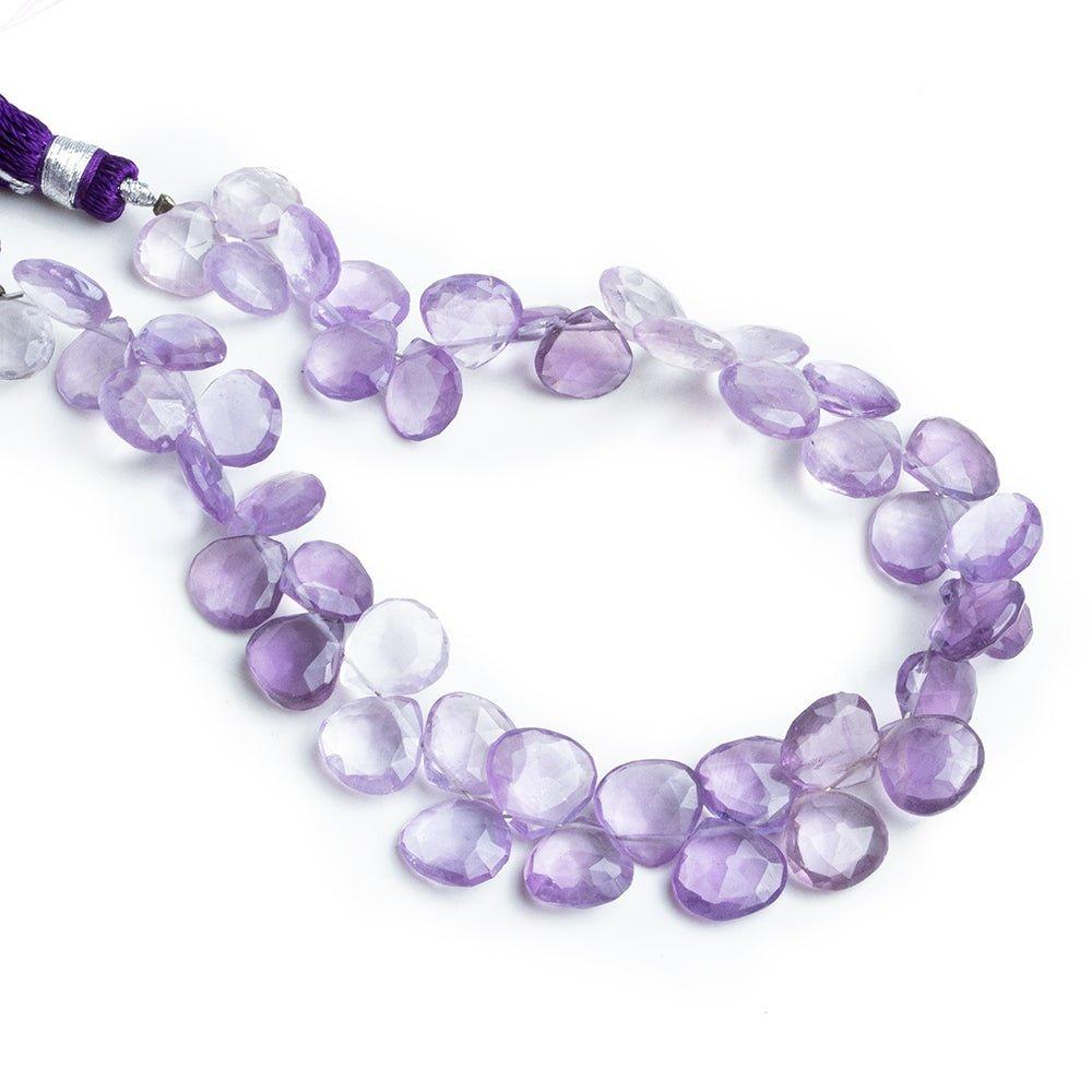 Amethyst Faceted Pear Beads 8 inch 45 pieces - The Bead Traders