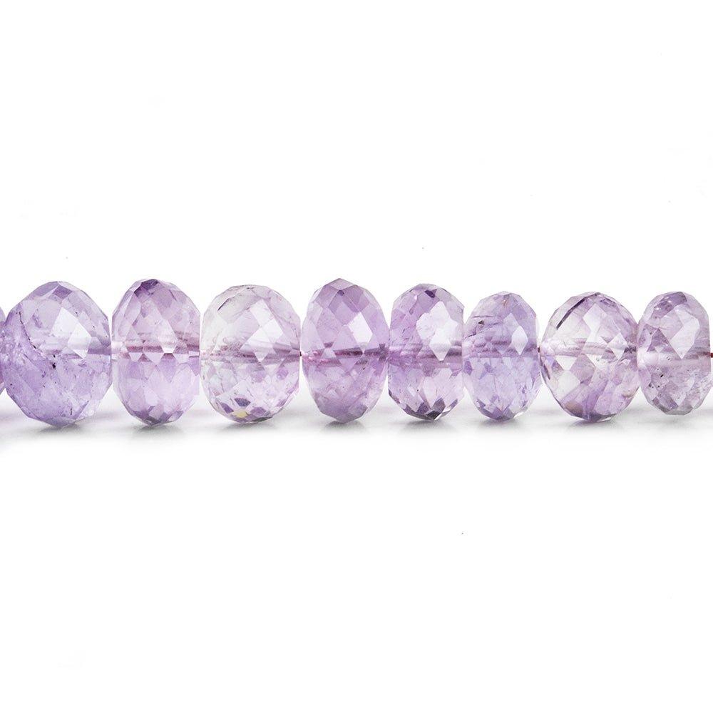Amethyst Faceted Rondelle Beads 16 inch 88 pieces - The Bead Traders