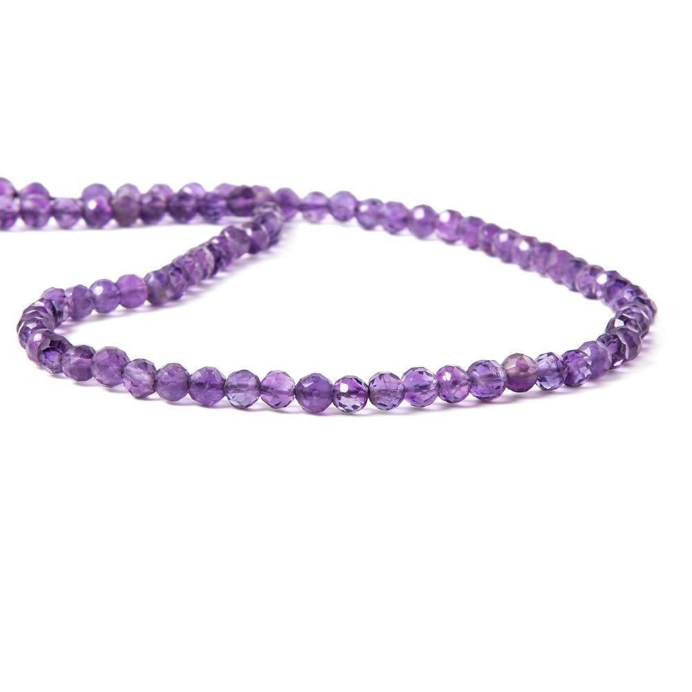 Amethyst Faceted Rounds Beads 14 inch 97 beads - The Bead Traders
