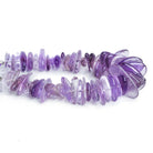 Amethyst Long Chips 7.5 inch 50 beads - The Bead Traders