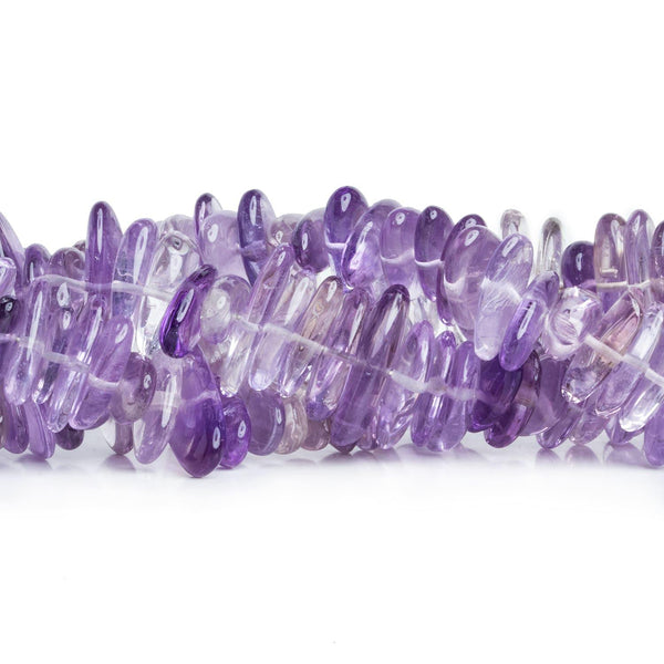 Amethyst Long Chips 7.5 inch 63 beads