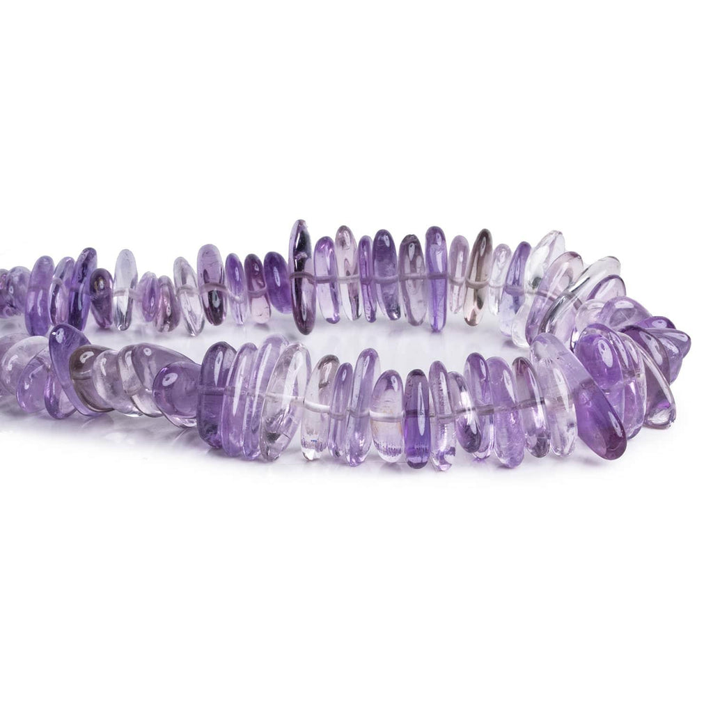 Amethyst Long Chips 7.5 inch 63 beads - The Bead Traders