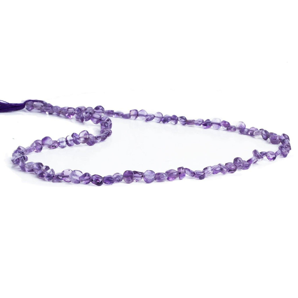 Amethyst Plain Coins 14 inch 55 beads - The Bead Traders