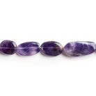 Amethyst plain nugget beads 12 inch 23 beads - The Bead Traders