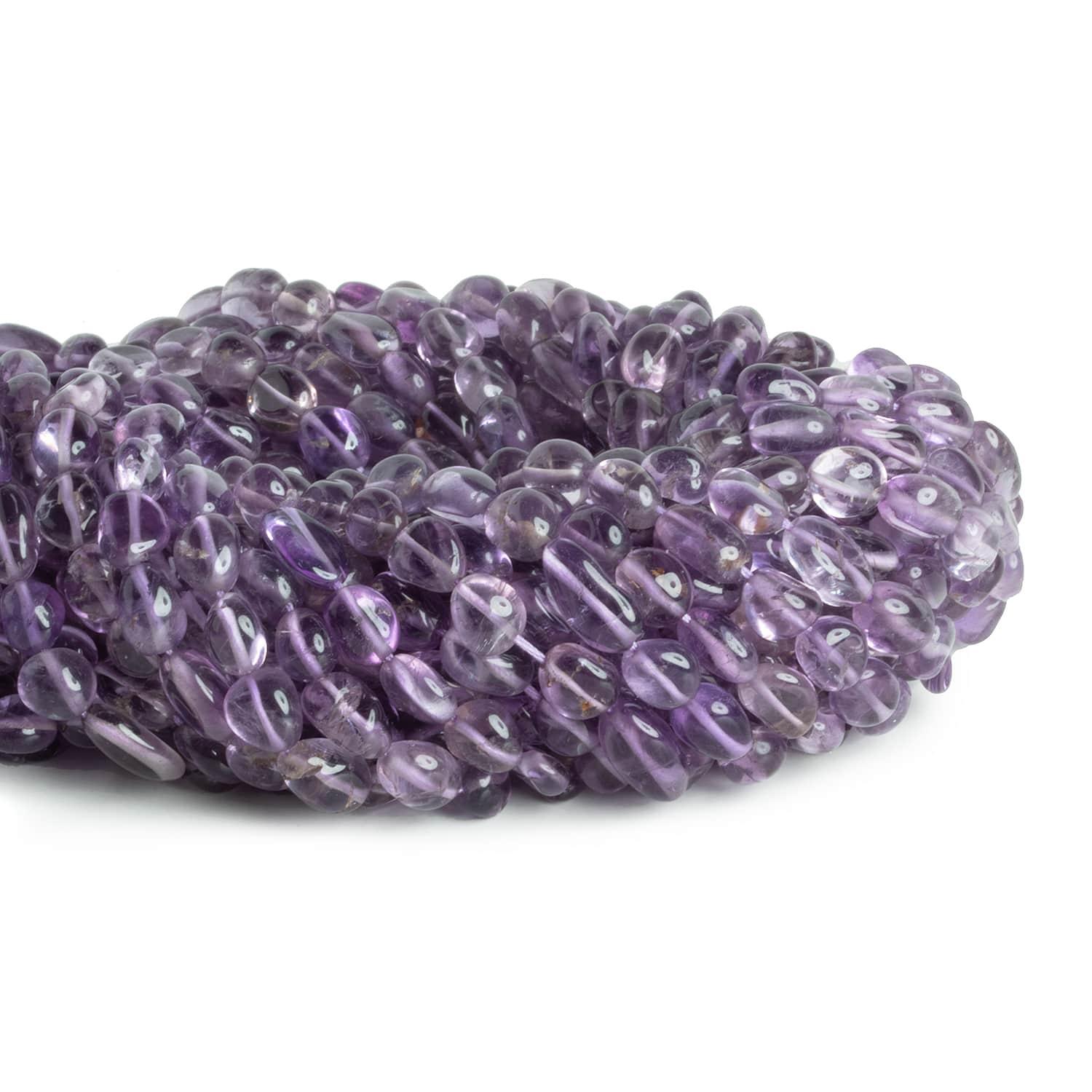Amethyst Plain Nuggets 12 inch 40 beads - The Bead Traders