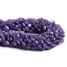 Amethyst Plain Oval Beads 15 inch 45 pieces - The Bead Traders