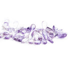 Amethyst Plain Pear Beads 8 inch 64 pieces - The Bead Traders