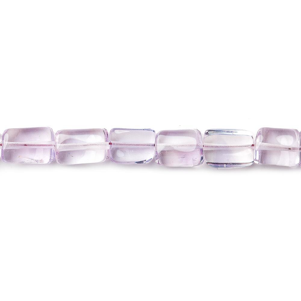 Amethyst plain rectangular beads 8 inch 23 pieces - The Bead Traders