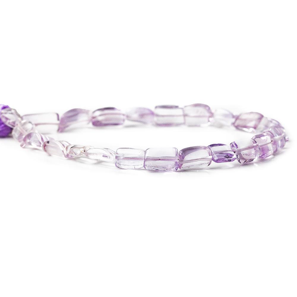 Amethyst plain rectangular beads 8 inch 23 pieces - The Bead Traders