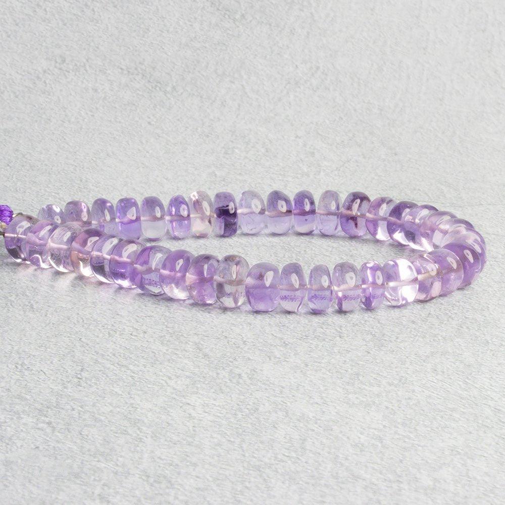 Amethyst Plain Rondelle Beads 8 inch 35 pieces - The Bead Traders