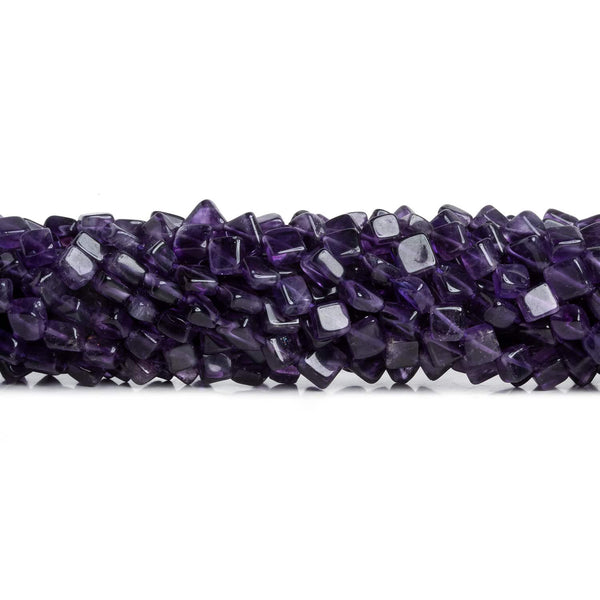 Amethyst Plain Squares 14 inch 60 pieces