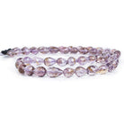 Amethyst Straight Drilled Teardrop Beads 16 inch 55 pieces - The Bead Traders