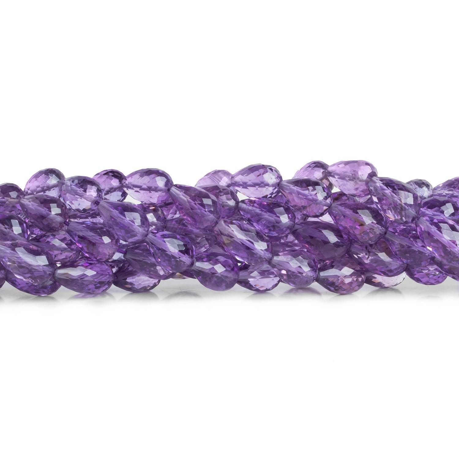 Amethyst Straight Drilled Teardrops 17 pieces 40 pieces - The Bead Traders