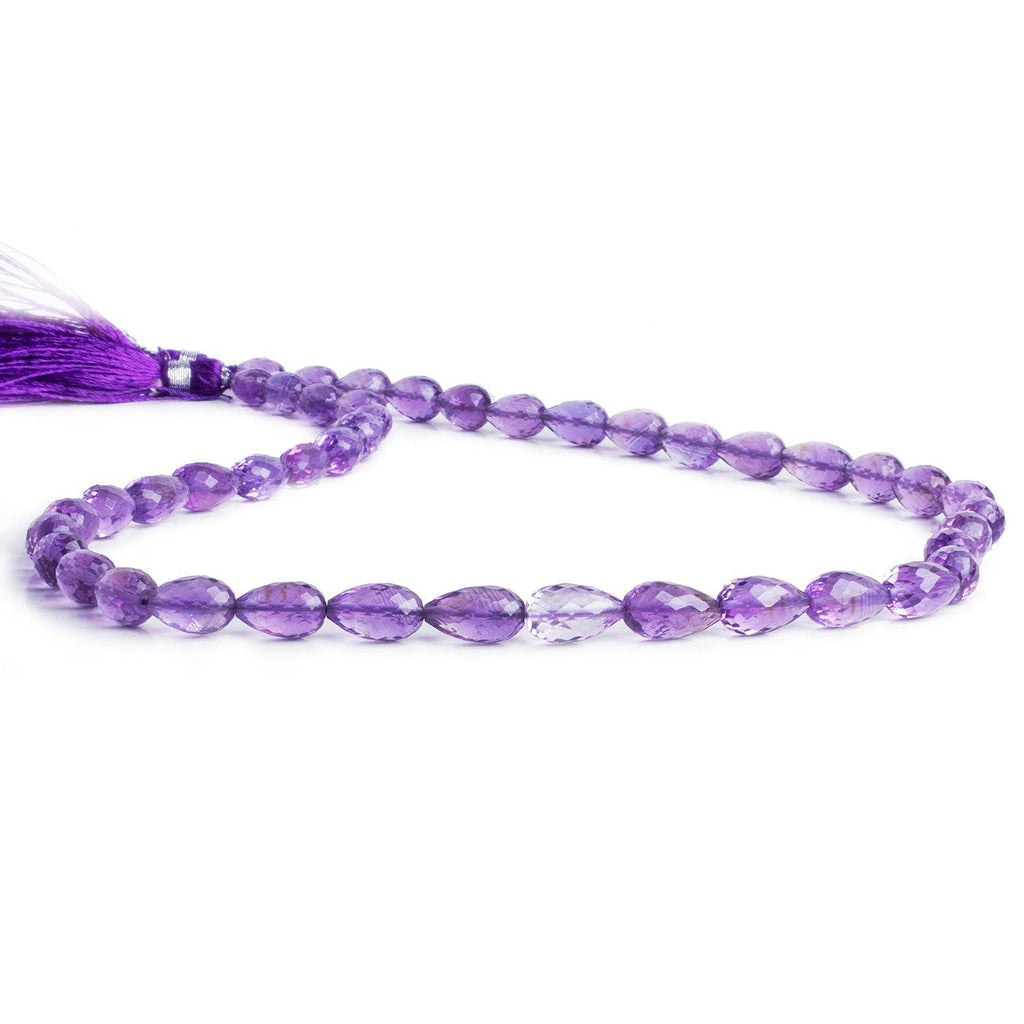 Amethyst Straight Drilled Teardrops 17 pieces 40 pieces - The Bead Traders