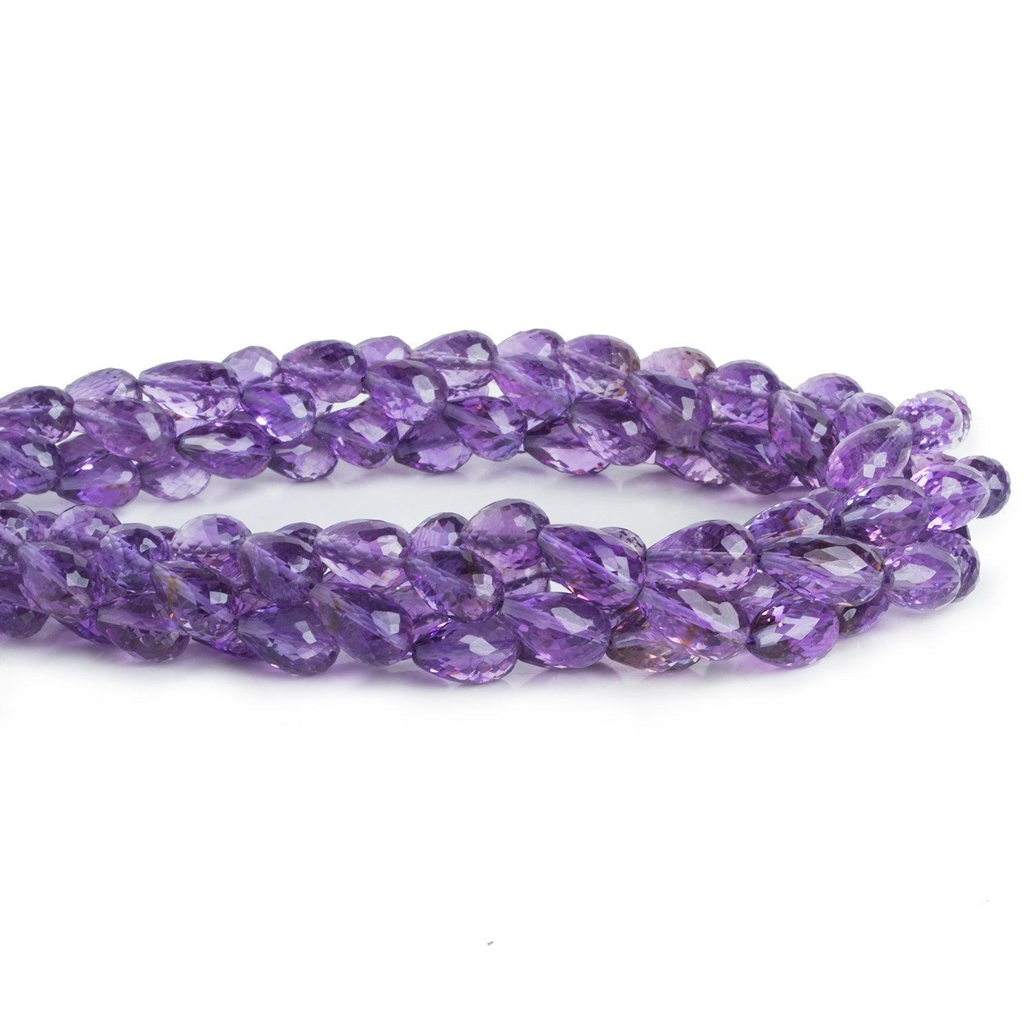 Amethyst Straight Drilled Teardrops 17 pieces 40 pieces - The Bead Traders