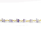 Ametrine Double Nugget Gold Chain 56 pieces - The Bead Traders