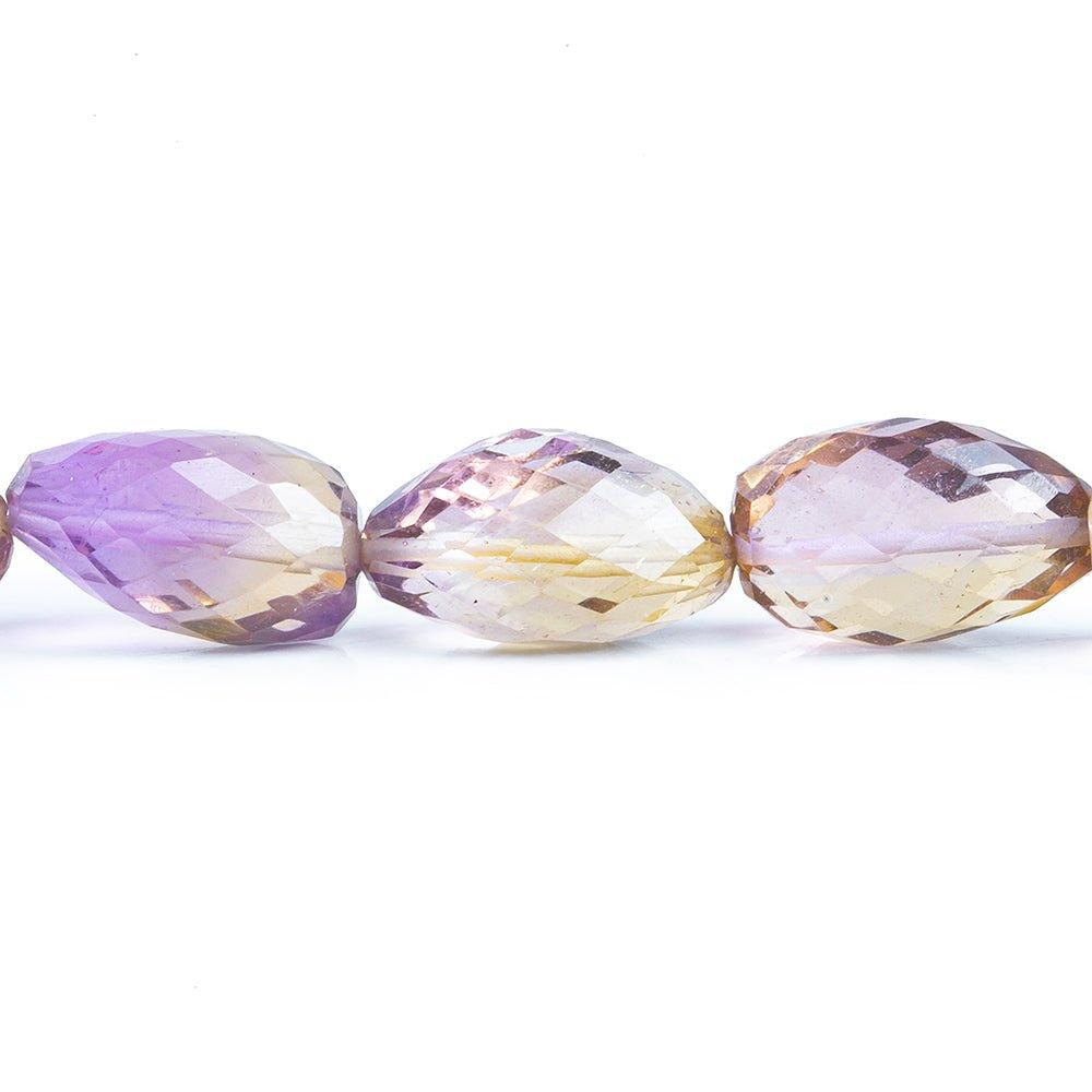 Ametrine Faceted Nugget Beads 8 inch 13 pieces - The Bead Traders