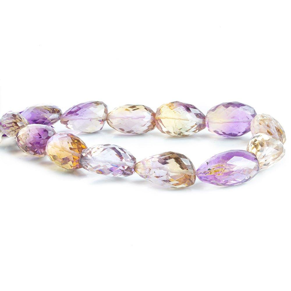 Ametrine Faceted Nugget Beads 8 inch 13 pieces - The Bead Traders