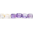 Ametrine Faceted Rectangle Beads 16 inch 68 pieces - The Bead Traders