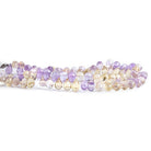 Ametrine Faceted Teardrop Beads 8.5 inch 87 pieces - The Bead Traders