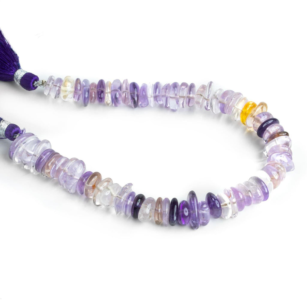 Ametrine Long Chips 7.5 inch 55 beads - The Bead Traders