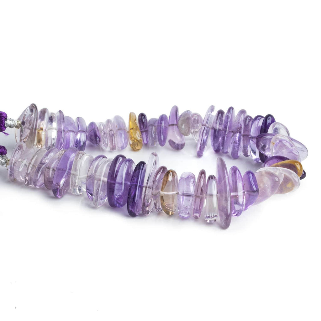 Ametrine Long Chips 7.5 inch 55 beads (Large) - The Bead Traders
