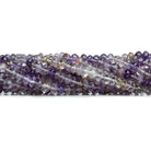 Ametrine Plain Lentil Rondelles 13 inches 95 pieces - The Bead Traders