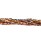 Andalusite faceted rondelle beads 13.5 inch 185 pieces 2-3.5mm - Lot of 3 strands - The Bead Traders