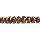 Andalusite Faceted Rondelle Beads 18 inch 150 pieces - The Bead Traders